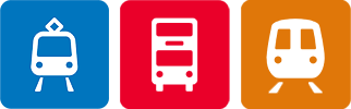 Metro, Bus & Tram Icons